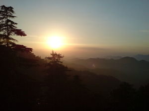 Sunset view from Shimla
