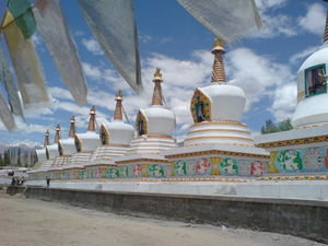 Line of Stupas
