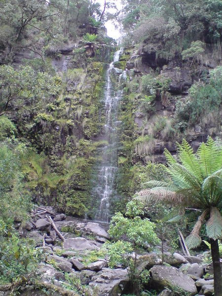One of the waterfalls on the road