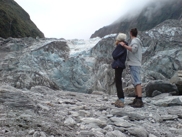 Us at Franz Josef Glacier