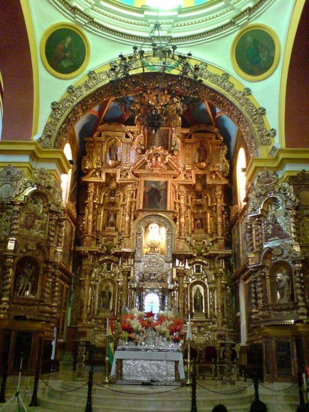 Inside Copacobana Cathedral