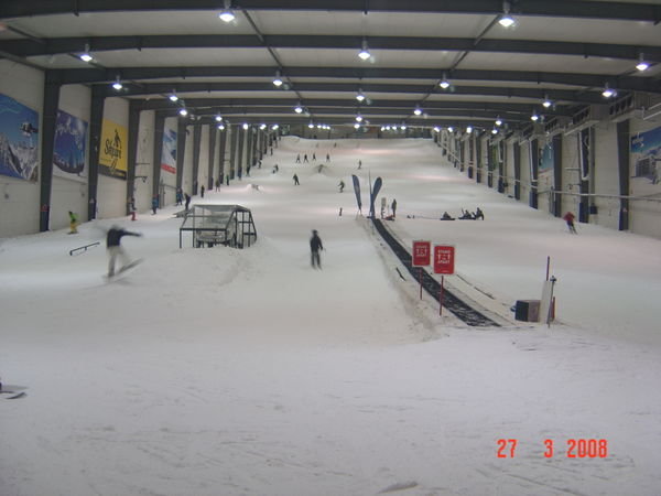 The ski slope