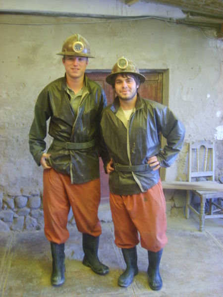 All kitted out for the mine