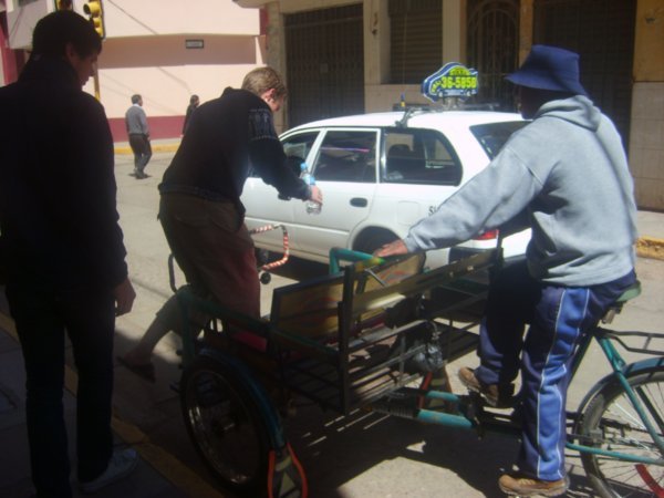 Getting a Lift in Puno