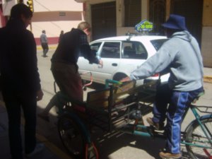 Getting a Lift in Puno