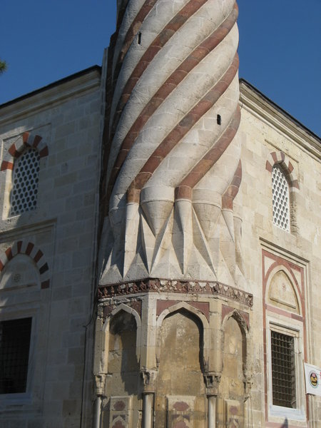 minaret of the Üçşerefeli Camii 