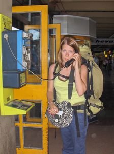 Me using a payphone