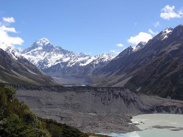 Mt. Cook and Mt. Septon Moraine