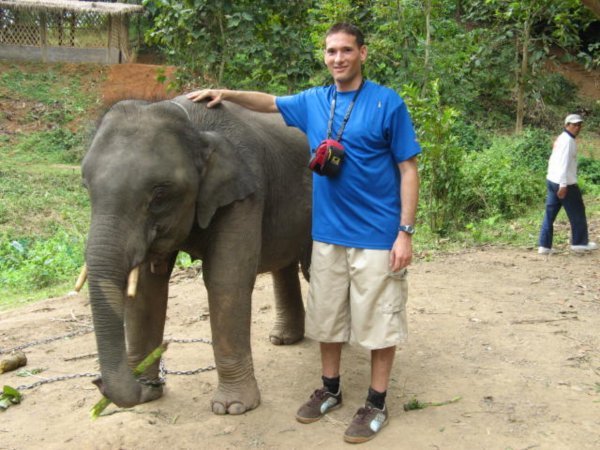 Me with the elephant
