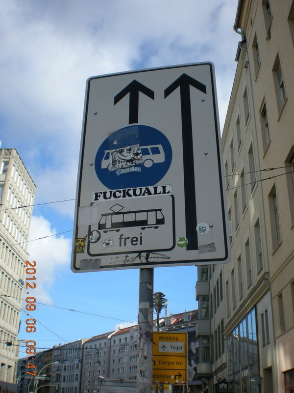 Berlin Street sign