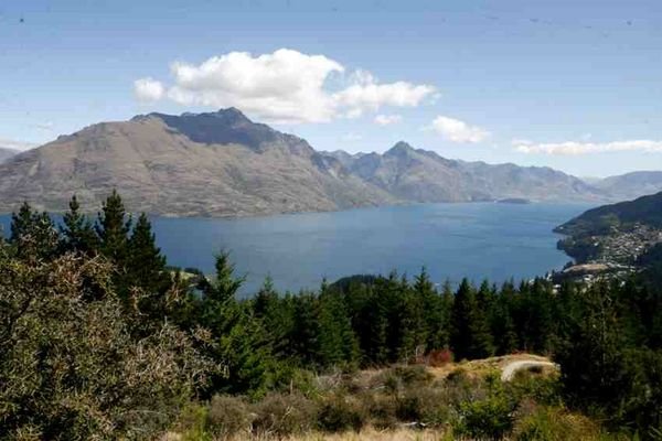 View from the summit of Queenstown Hill