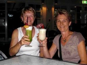 Cocktails at Whitsundays with Jo