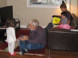Playing with the grandchildren