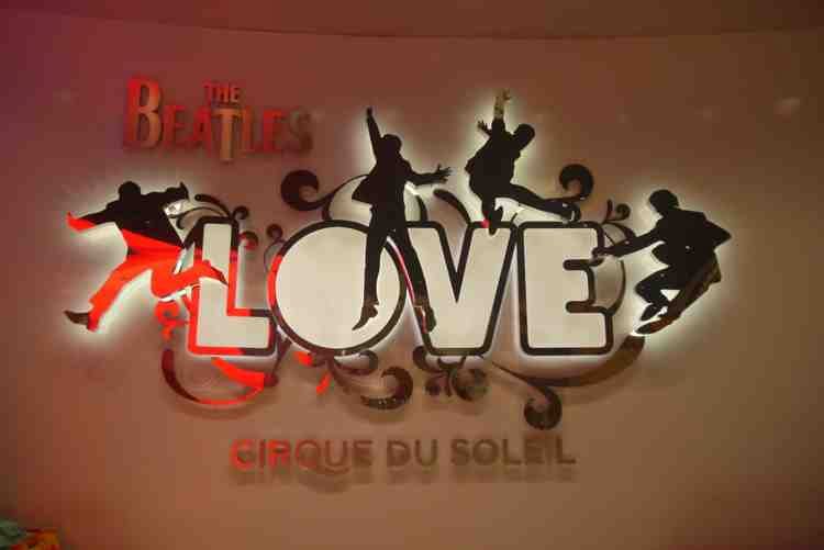 Wall display for Cirque du Soleil