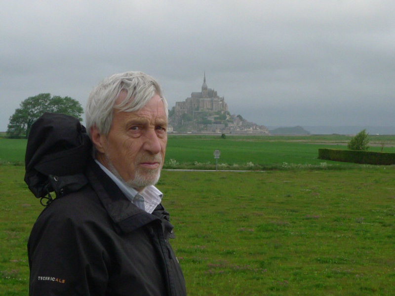 Dad at Mont St Michel