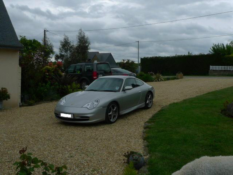 Porsche parked