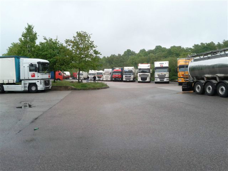 The lorry park