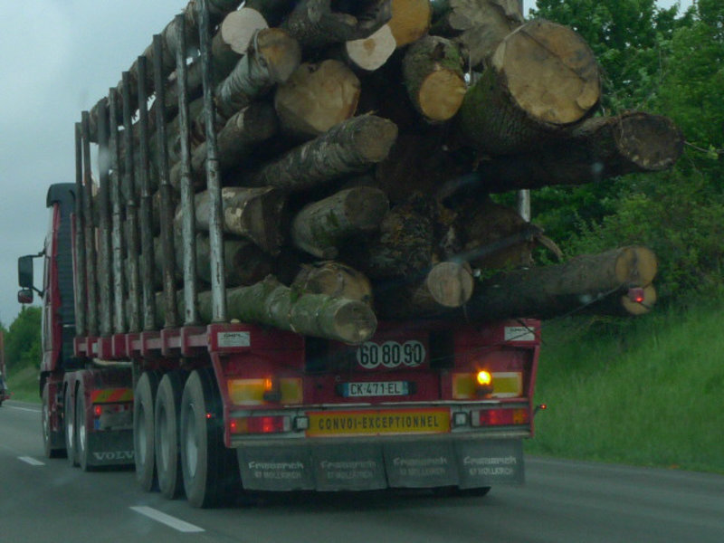 a log lorry