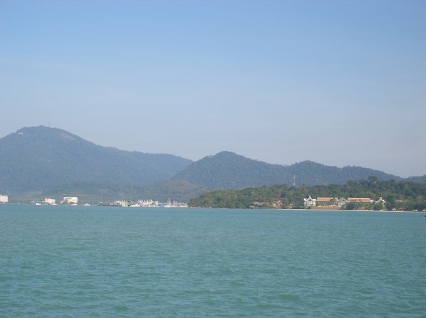 View of Langkawi from boat