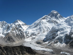 Everest and Khumbu Icefall