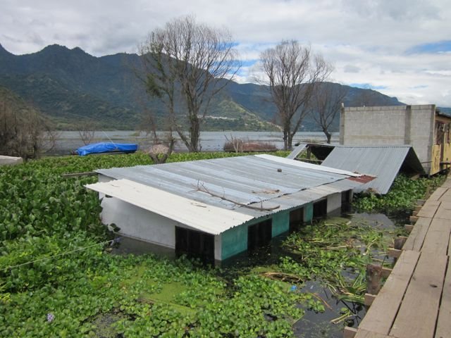 Flooded house in Atitlan