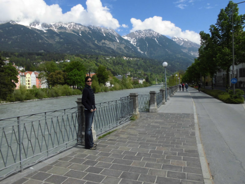 By the river in Innsbruck