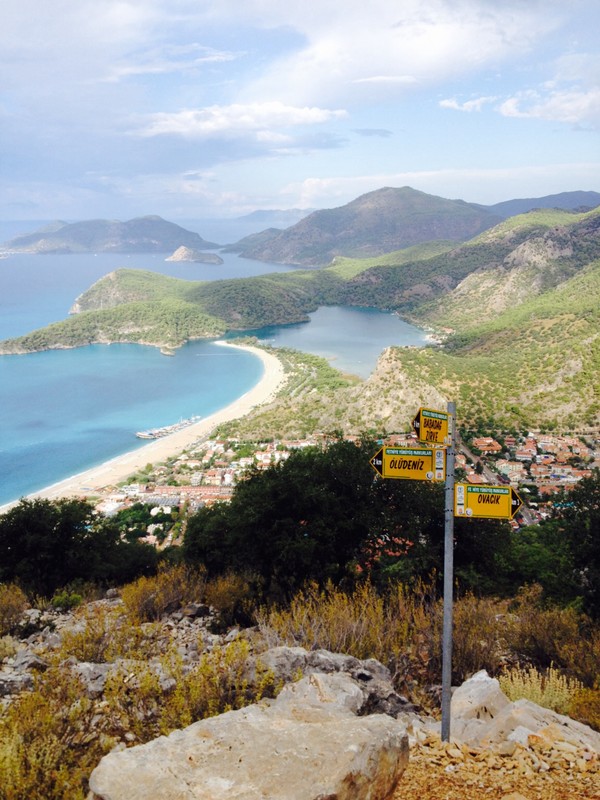 Lycian way overlooking Oludeniz