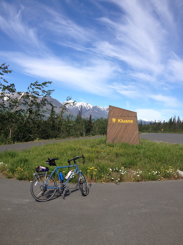 My bike in Kluane Park