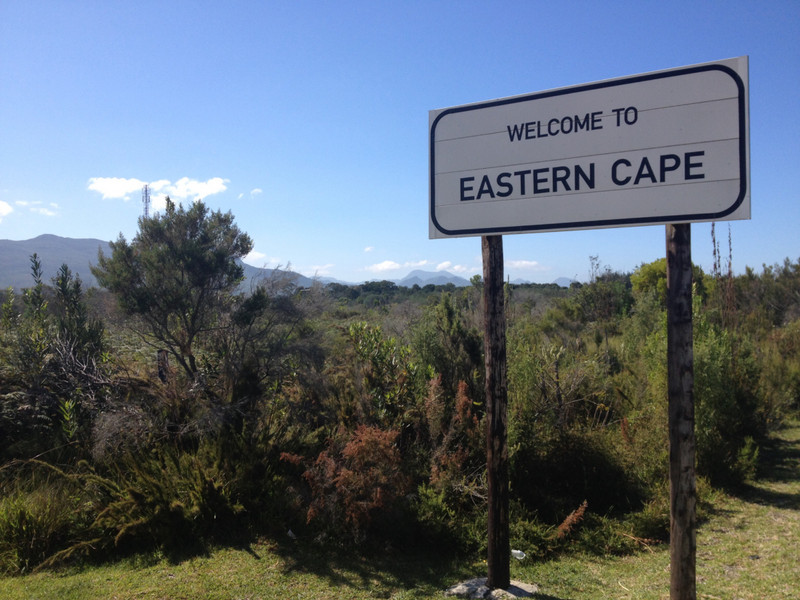 Out of Western Cape, into Eastern Cape!