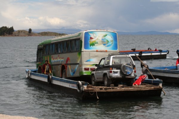 Tiquina straits - Lake Titikaka