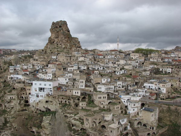 La ville d'Ortahisar et son chateau au milieu