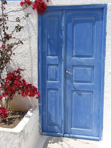 Une porte!!!, Santorini