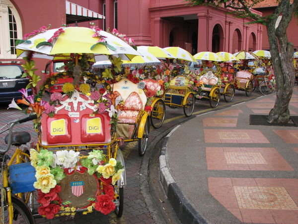 Trishaws de Malacca