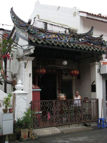 Maison chinoise et son proprio, malacca