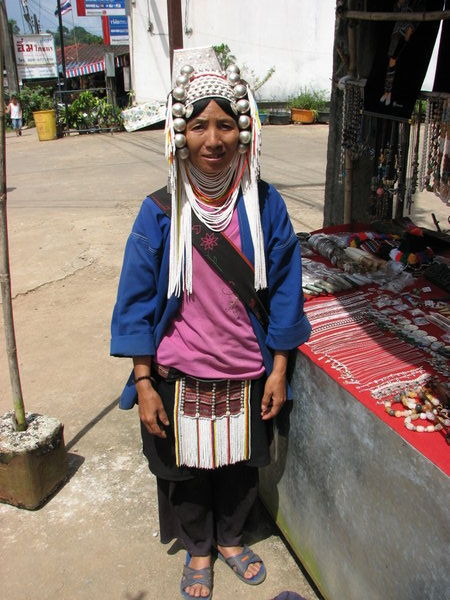 Femme de la tribu akha, Chiang Rai, Thailande, 