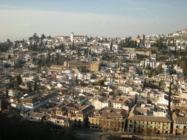 The old city from alhambra