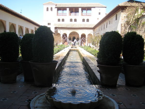 some patio at alhambra