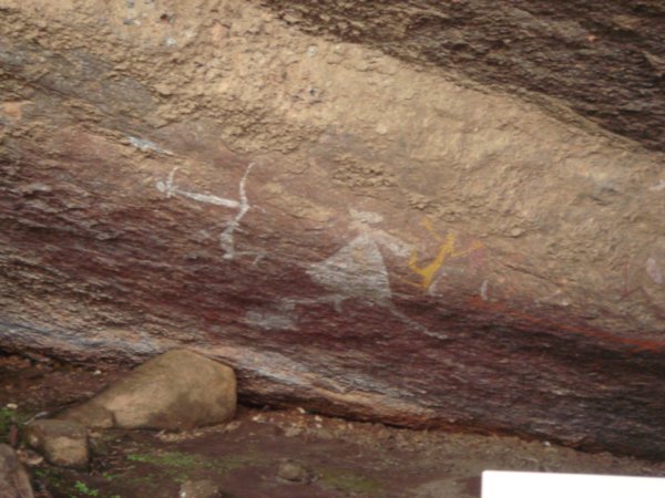 Aboriginal rock art at Nourlangie