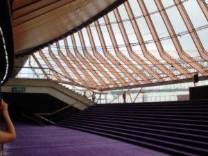 Opera house: concert hall foyer