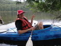 Mari in canoe