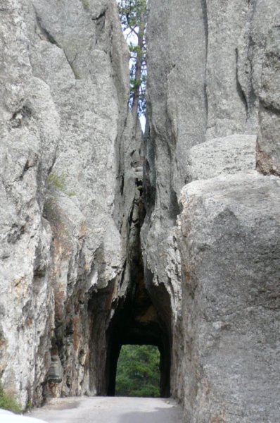 Scary mountain tunnel