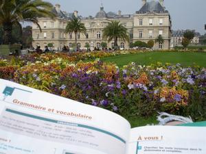 Homework in Luxombourg Gardens