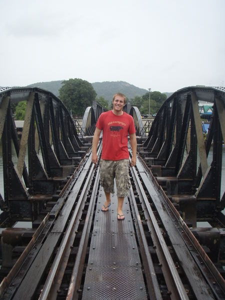 Crossing the bridge on the Kway