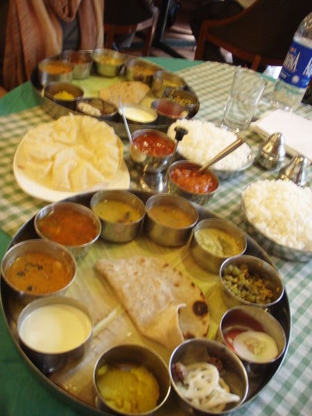 Dinner- Thali South India Style