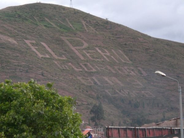 Writing in Peru Mountains