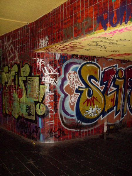 Underground graffiti