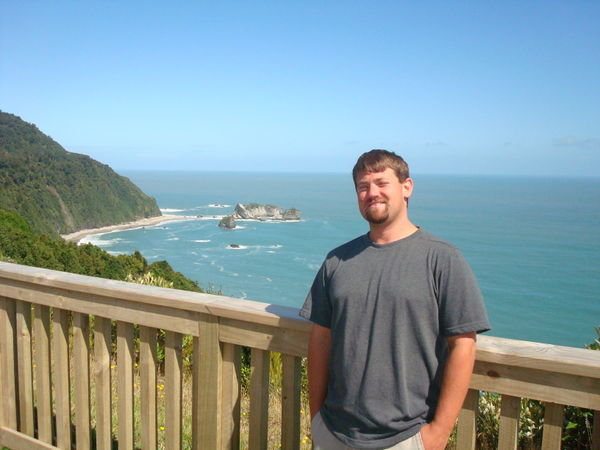 Me at overlook on the west coast