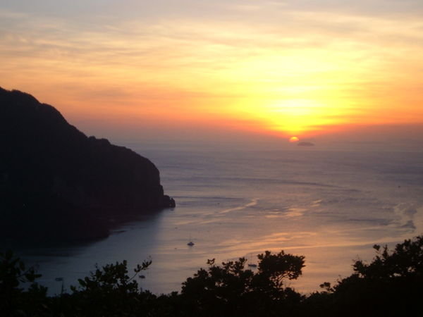 Sunset on top of Koh Phi Phi