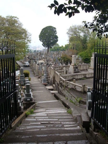 the Kyoto graveyard