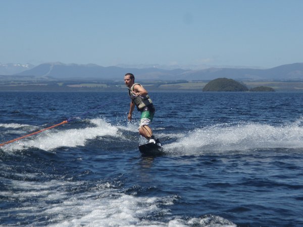Lake Te Anau Wakeboarding